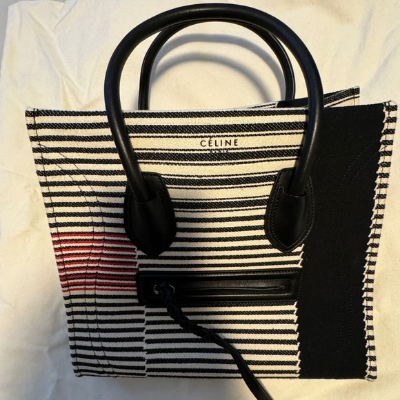 Celine Medium Striped Phantom Luggage Tote - Picture 10 of 10
